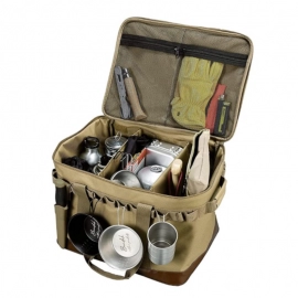 Outdoor Camping Meal Bag Large Storage Lamp Tableware Bag Camping Tool Picnic Camp Travel Bag Camping 