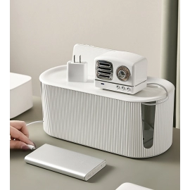 Board Storage Box Cable Wire Organizer Case Socket Wireless WiFi Router Bracelet Desktop