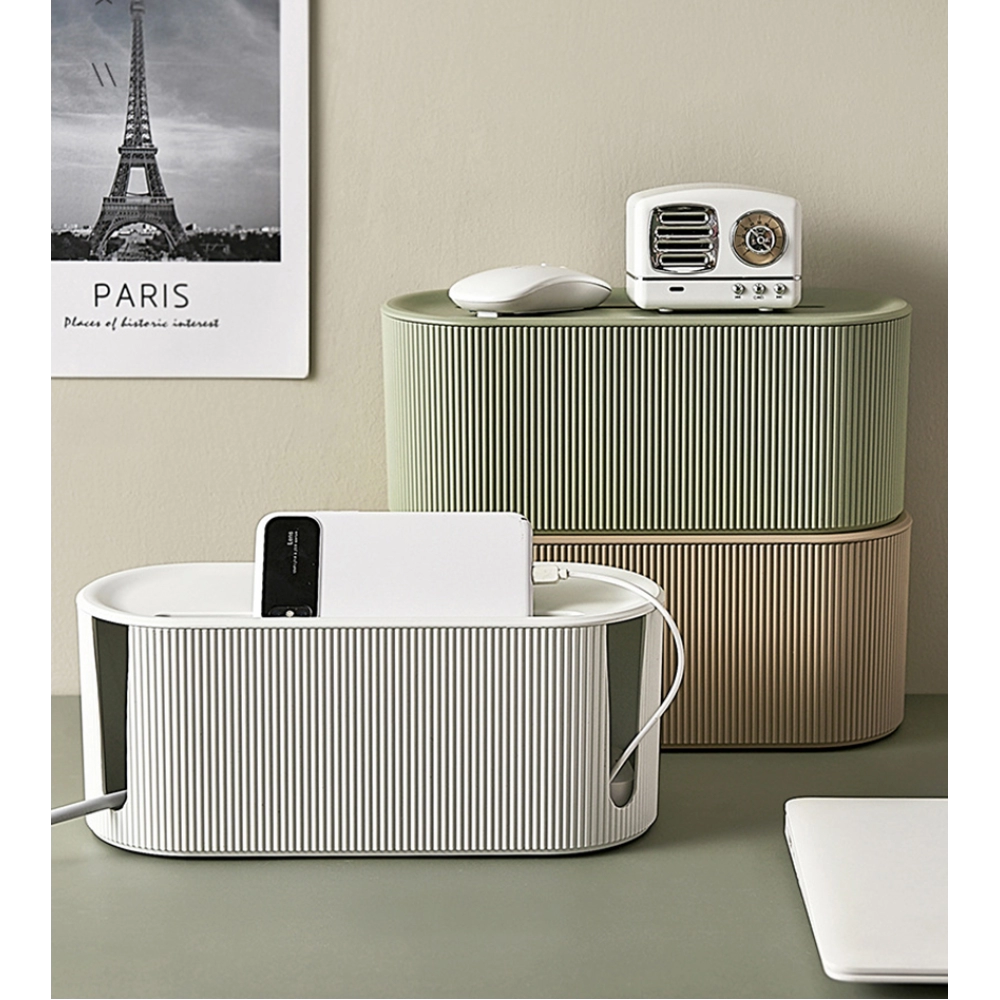 Board Storage Box Cable Wire Organizer Case Socket Wireless WiFi Router Bracelet Desktop