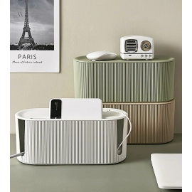 Board Storage Box Cable Wire Organizer Case Socket Wireless WiFi Router Bracelet Desktop