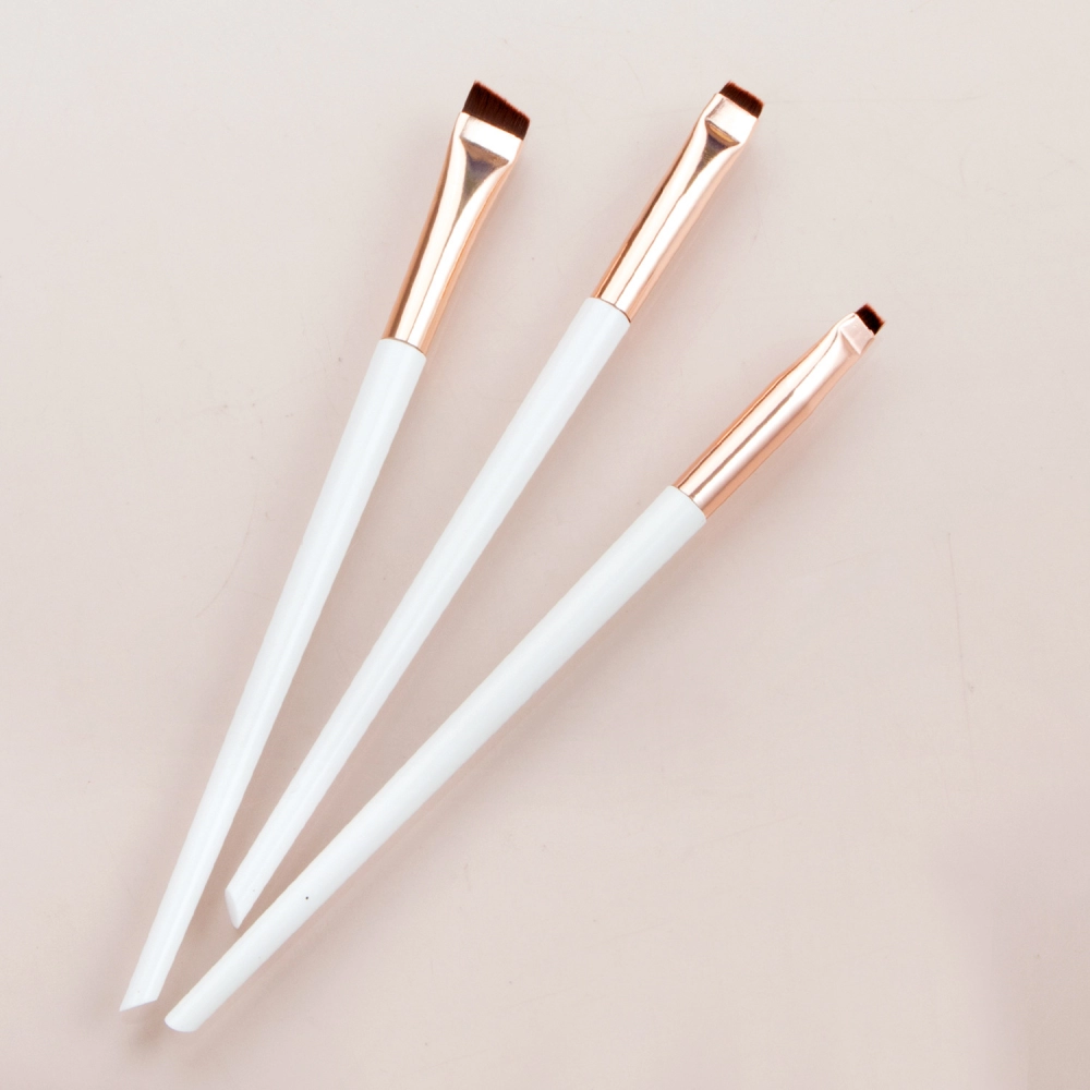 Makeup Brushes Angled Thin Eyebrow Brush Flat Fine Eyeliner Brush Professional Liner Brow Beauty